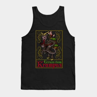 Gruss vom Krampus - Ugly Christmas Devil Gift Tank Top